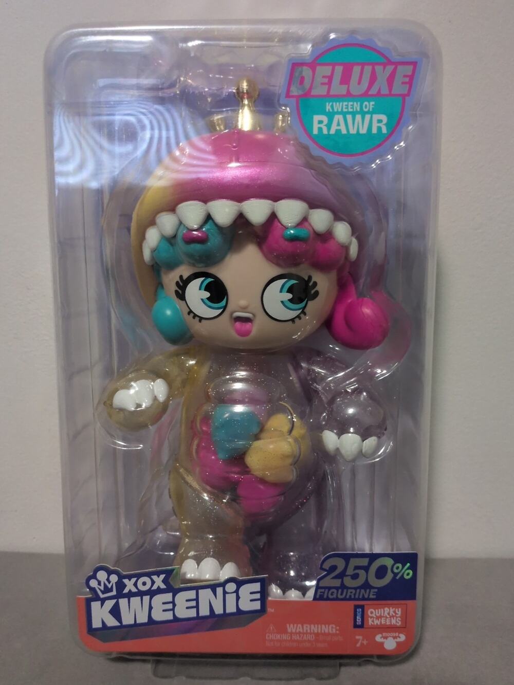 XOX Kweenie Deluxe Kween of Rawr 11" Figurine 250% Mega Doll Moose Toys NIB